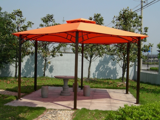 2.5*2.5*2.5M PVC Hexagonale Aluminium Canopy Gazebo Tent voor tuin buitenactiviteiten