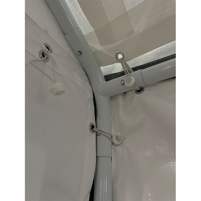 Op maat gemaakte draagbare kleine tuinmarquee bruiloft carport niet gecoat en warmtebehandeld
