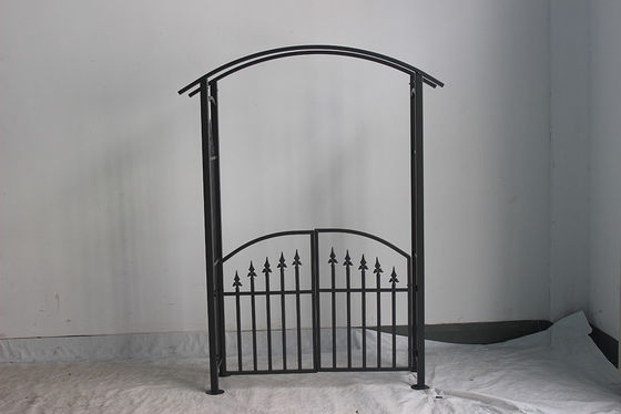 Aanpasbare metalen boog voor tuin- en patio-koepel in zwarte kleur