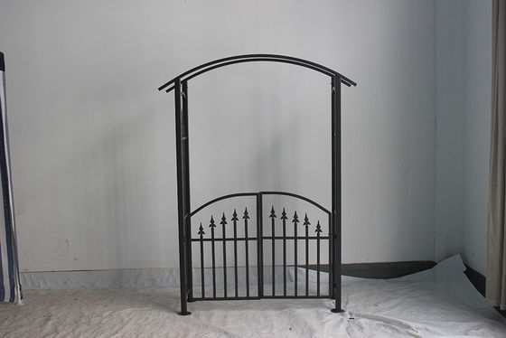 Aanpasbare metalen boog voor tuin- en patio-koepel in zwarte kleur