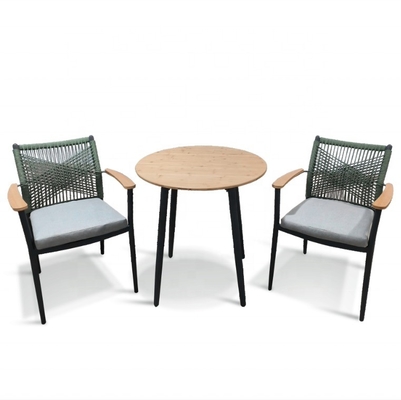 Aluminium Rattan Sofa Set Outdoor Tuinmeubilair met luxe tafel en postverpakking