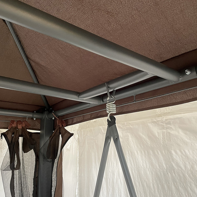 Y Mail Packing Patio Canopy Swing Bed voor Luxe Leisure Outdoor Meubels Tent