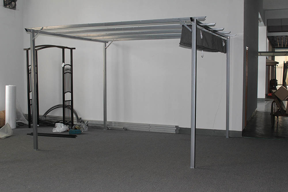 3*3.5*2.35M Aan het huis bevestigd Wit aluminium frame Canopy Bargain Awning Prijs
