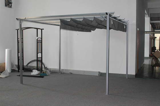 3*3.5*2.35M Aan het huis bevestigd Wit aluminium frame Canopy Bargain Awning Prijs
