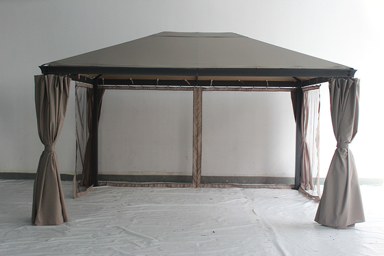 3*4*2.7M Aluminium tuinkoepel met roestvrij metalen frame en stalen dak op maat