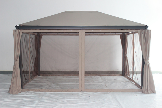 3*4*2.7M Aluminium tuinkoepel met roestvrij metalen frame en stalen dak op maat