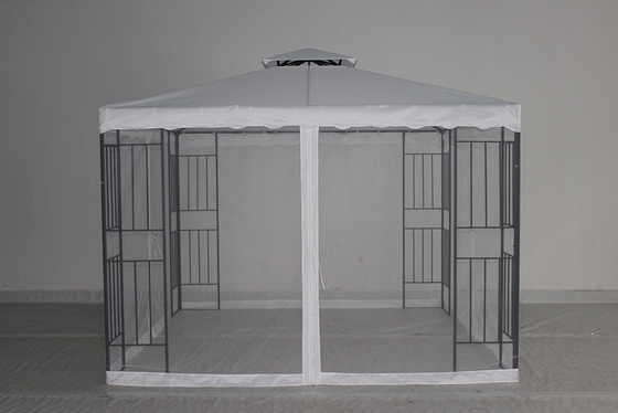 Buiten patio Hard Top tuin tent Gazebo met zijkanten staal materiaal en aanpasbaar