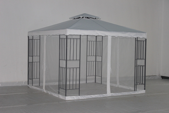 Buiten patio Hard Top tuin tent Gazebo met zijkanten staal materiaal en aanpasbaar