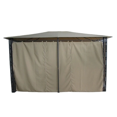 Aanpasbaar polyesterstof en opvouwbaar stalen frame buitentuin Gazebo tent