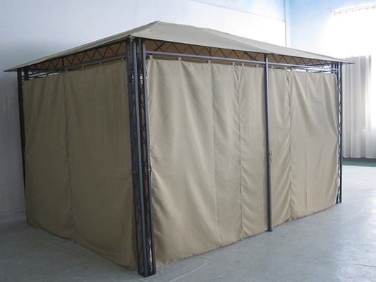Aanpasbaar polyesterstof en opvouwbaar stalen frame buitentuin Gazebo tent