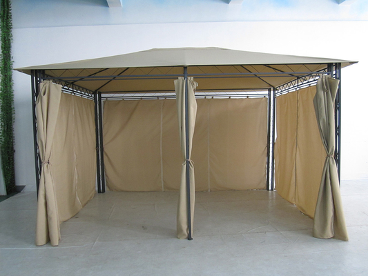 Aanpasbaar polyesterstof en opvouwbaar stalen frame buitentuin Gazebo tent