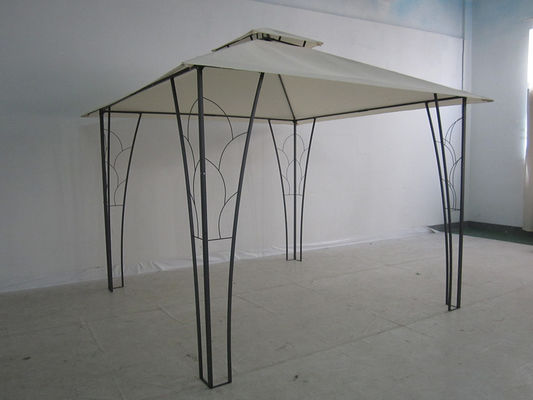 3*3M Double Top Pergola Gazebo Metalen Decoratie Ideaal voor bruiloften en evenementen