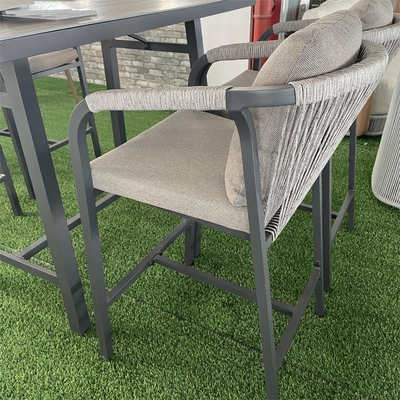 Specific Garden Set Aluminium Rattan Sofa Modern Design Style Tafel Teapoo Bistro Set