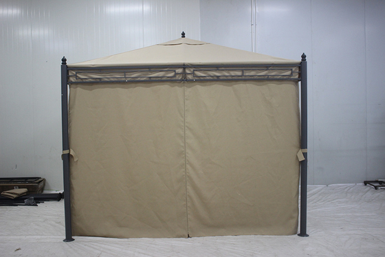 Gemakkelijk te monteren tuin metalen tribune 3*3*2.75M met polyester bovendeel en zijwanden