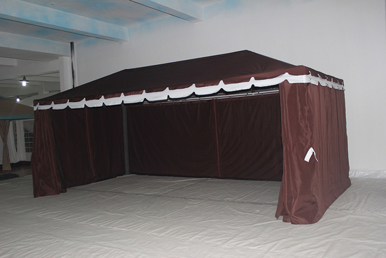 Park Leisure 3*6M Aluminium Zonnebescherming Casual Pop Up Gazebo Met Muggen Net Sidewall