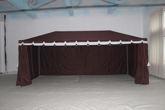Park Leisure 3*6M Aluminium Zonnebescherming Casual Pop Up Gazebo Met Muggen Net Sidewall