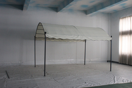 Niet-gecoat staal afgesloten Modern waterdicht Outdoor BBQ Camping Patio Solar Gazebo