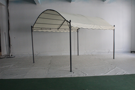 Niet-gecoat staal afgesloten Modern waterdicht Outdoor BBQ Camping Patio Solar Gazebo