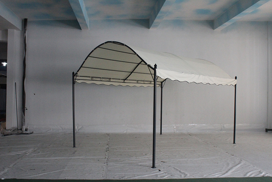 Niet-gecoat staal afgesloten Modern waterdicht Outdoor BBQ Camping Patio Solar Gazebo