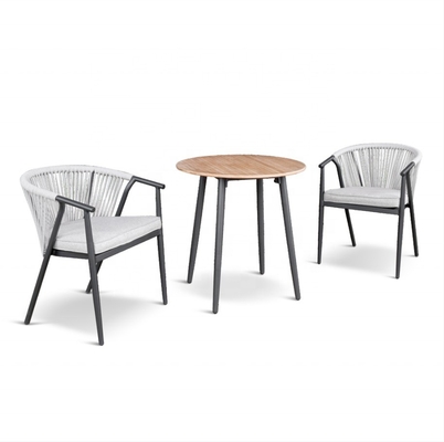 Woonkamer Aluminium Frame Outdoor Tuinmeubilair Rattan Sofa Set met Bistro Set