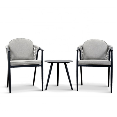 Woonkamer Aluminium Frame Outdoor Tuinmeubilair Rattan Sofa Set met Bistro Set