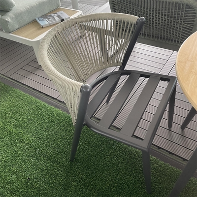 Woonkamer Aluminium Frame Outdoor Tuinmeubilair Rattan Sofa Set met Bistro Set