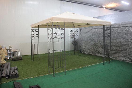 Park Leisure Double Top Gazebo 3*3m met PA-gecoate staalframe en polyesterstof