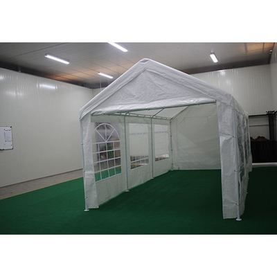 Buitencarport CP004-W met waterdicht PE bovendeel en metalen frame 3X6M Tuinschuur
