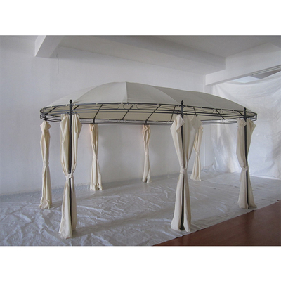 Metal Type Steel Round Outdoor Patio Garden Canopy Party Gazebo met opvouwbaar frame