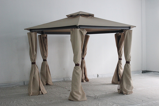 Buitenruimte Gazebo met gordijn en muggenvet 217*54*21.5cm Pakketgrootte