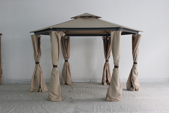 Buitenruimte Gazebo met gordijn en muggenvet 217*54*21.5cm Pakketgrootte