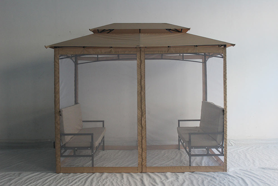 Op maat gemaakte tuin Gazebo Terras Tuin Gebruikt Waterdicht Metalen Gazebo