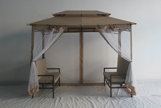 Op maat gemaakte tuin Gazebo Terras Tuin Gebruikt Waterdicht Metalen Gazebo