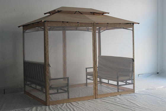 Op maat gemaakte tuin Gazebo Terras Tuin Gebruikt Waterdicht Metalen Gazebo