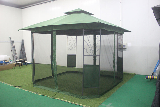 Grote tenten Gazebos waterdicht en draagbaar ijzeren Gazebos met muggennet
