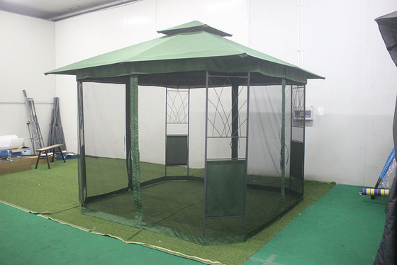 Grote tenten Gazebos waterdicht en draagbaar ijzeren Gazebos met muggennet