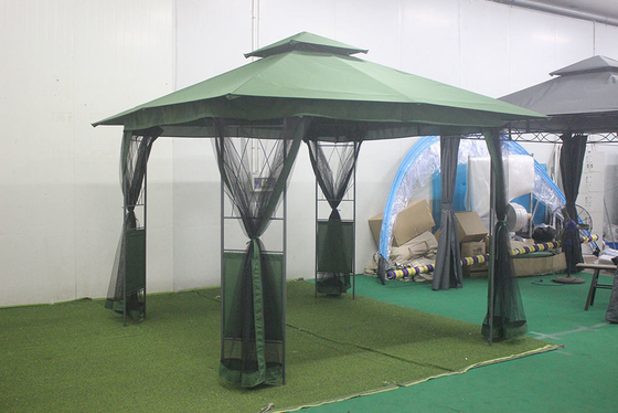 Grote tenten Gazebos waterdicht en draagbaar ijzeren Gazebos met muggennet
