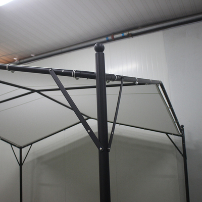 Gemakkelijk te monteren Tuinpergola Metalen vrijetijdsbesteding Eco-vriendelijke buitengas 3.5*3.5*2.7m