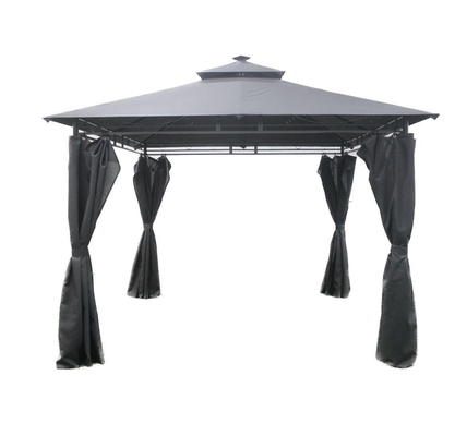 Stalen frame 3x3x2.7M Ronde buiten patio Canopy Party Gazebo Design voor tuin/buiten