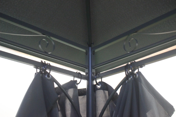 Stalen frame 3x3x2.7M Ronde buiten patio Canopy Party Gazebo Design voor tuin/buiten