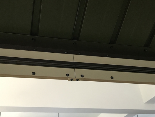 Metalen buitenpergola gegalvaniseerd staal met dubbele bovenkant 3X3.65X2.85M voor tuinvoorzieningen