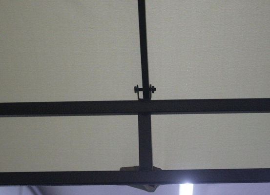 3x3x2.7M Staal buitenshuis Gazebo met dubbele bovenkant voor patio Canopy Party Outdoor Sanctuary