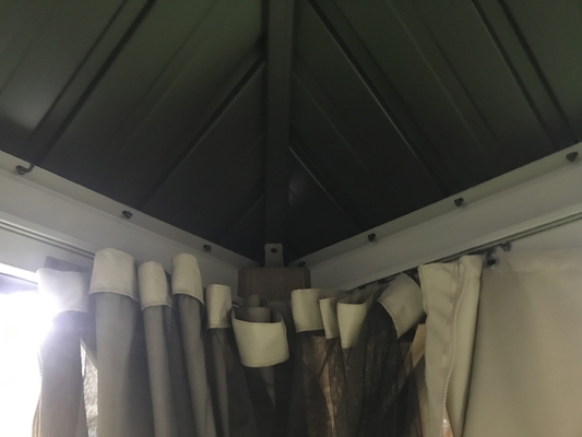 3X3X2.75M Metalen pergola Buitengevel voor tuinvoorzieningen met pergola brug