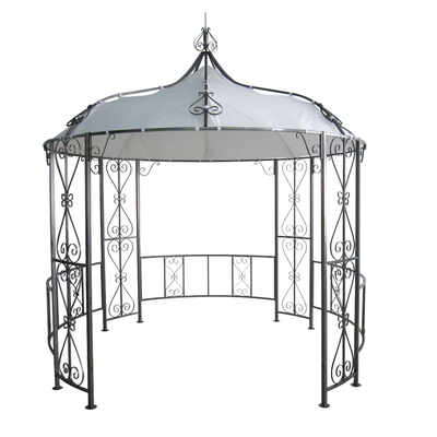Polyesterstofmateriaal 3*2.9M Openwerk Patroon Spire High Energy Gazebo voor tuin