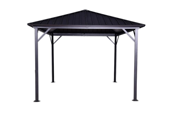 Robuuste 3*3*2.75m ijzeren plaat Gazebo voor Pergolas brug Duurzame kenmerken