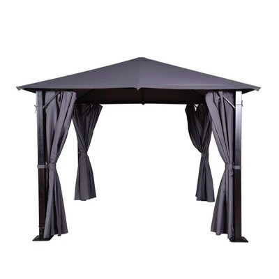Metalen buitenkoepel voor de tuin met een enkele bovenkant 3x3x2.57m