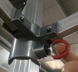 Buitenmeubilair Aluminium vouwtent met aluminium frame en muggennet