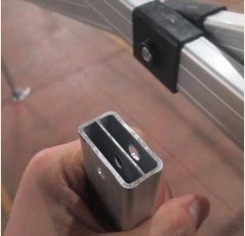 Buitenmeubilair Aluminium vouwtent met aluminium frame en muggennet