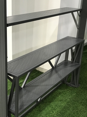 Gazebo met dubbele bovenkant van polycarbonaat 2.35X1.7X2.45M voor buitenbrug pergolas