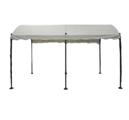 PVC 3x4x2.75M Gekrompen ijzer Buiten Gazebos Bogen Arbours Pergolas Brug Voor tuin